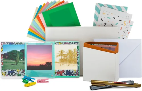 Vista 8 de Polaroid Now Plus Generation 3 Cámara instantánea con sistema de enfoque automático de dos lentes y modo manual (blanco) paquete con kit de película