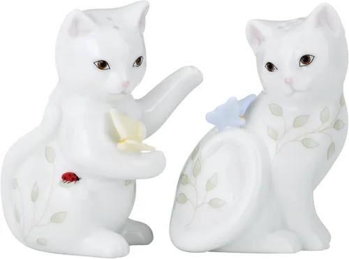 Vista 11 de Lenox Butterfly Meadow - Juego de condimentos de 7 piezas, color blanco