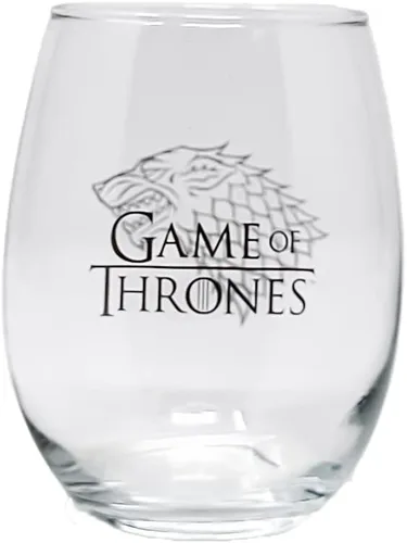 Vista 5 de Game of Thrones Juego de copas de vino coleccionables (House Stark & House Targaryen)
