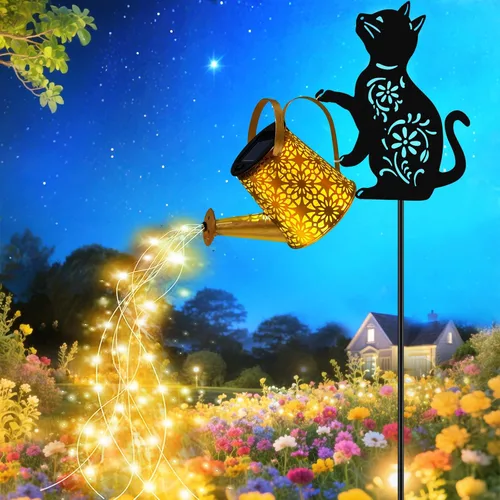 Vista 11 de Luces solares para regadera, linterna colgante de conejo, luces solares al aire libre, regalos para amantes de los conejos para mamá, mujeres