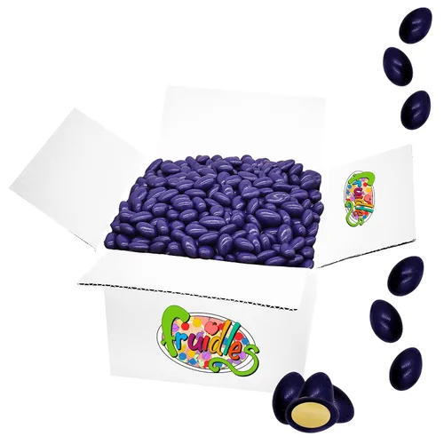 Vista 25 de Fruidles Vibrantes almendras de caramelo Jordan con un revestimiento de azúcar dulce, certificado Kosher Parve (1 libra, azul oscuro)
