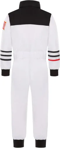 Vista 2 de Kids Astronaut Costume NASA Space Jumpsuit for Halloween Boys Girls Pretend Role Play Dress Up