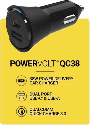Vista 11 de Scosche PowerVolt Power Delivery 32W Adaptador de cargador de coche USB-C