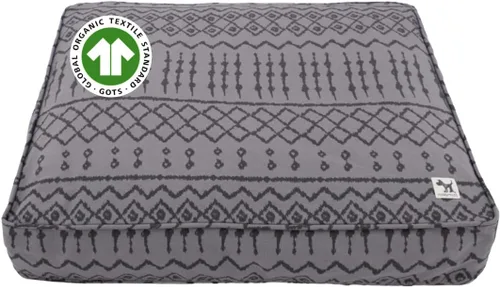 Vista 22 de Molly Mutt Pequeña Funda para Cama de Perro, Amarillo por la Mañana, Verde Oliva y Azul Claro