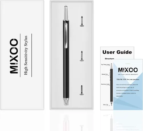 Vista 7 de Mixoo Lápiz capacitivo retráctil para interruptor de pantalla táctil 2, lápiz digital universal de alta sensibilidad para iPad, iPhone, Android