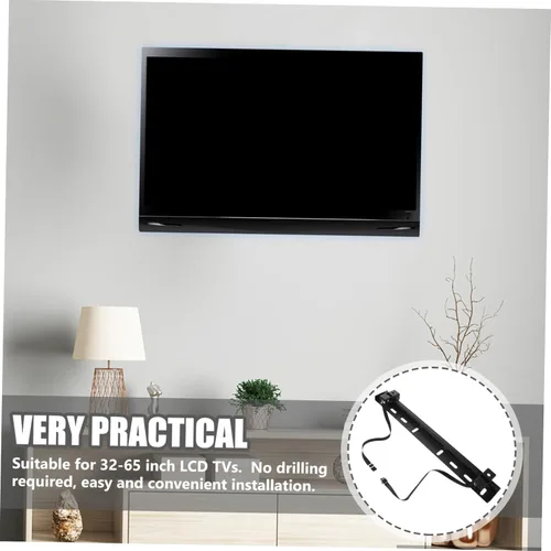 Vista 2 de Soporte de pared para TV sin espárragos de 32-65 pulgadas, fácil instalar sin soporte de perforación para LCD