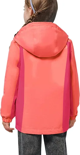 Vista 45 de Chaqueta de esquí impermeable para niñas, chaqueta de snowboard para exteriores, resistente al viento, con forro polar, abrigo de nieve cálido