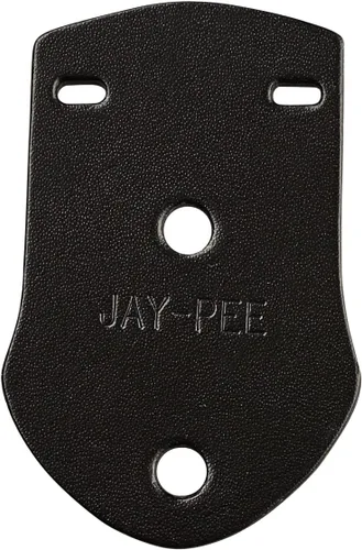 Vista 3 de Jay-Pee Police Citation Bar and Badge Holder One Bar Cuero Genuino Negro