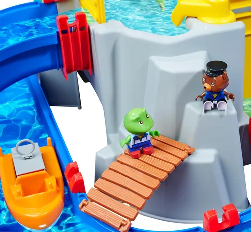 Vista 3 de BIG Spielwarenfabrik, marca AquaPlay AquaPlay - Conjunto de juego de agua Mountain Lake, azul