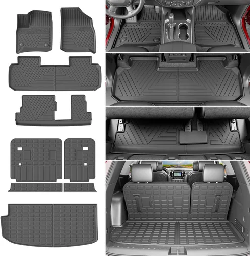 Vista 7 de powoq - Alfombrilla de suelo de 6 asientos compatible con Jeep Grand