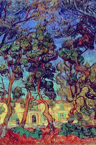 Vista 39 de Póster de “La noche estrellada” (1889) de Vincent Van Gogh, 18 x 12 pulgadas Ramas de flor de almendro 9897