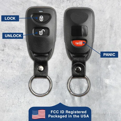 Vista 6 de Control remoto de entrada sin llave 2btn llavero para Hyundai (TQ8RKE-3F01)