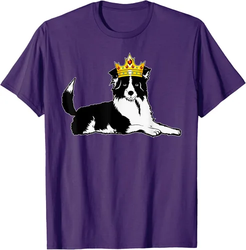 Vista 23 de Border Collie Crown - Camiseta veterinaria de piel de pastoreo de ovejas, Negro
