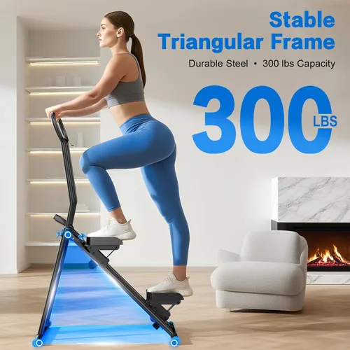 Vista 6 de HXD-ERGO Stair Stepper for Home with Adjustable Handlebar for Full Body