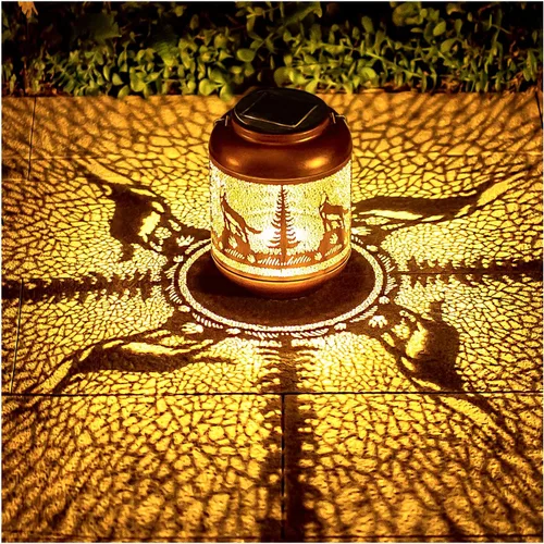 Vista 10 de Linternas solares Bigfoot para exteriores impermeables, luces solares colgantes Bigfoot Sasquatch, regalos para hombres y mujeres/regalos