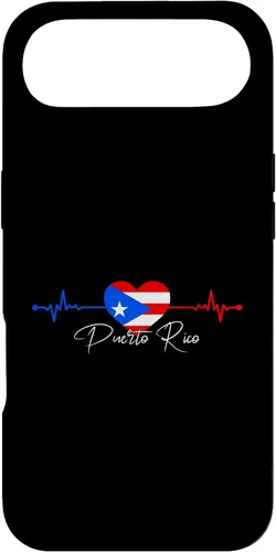 Vista 27 de Puerto Rico Boricua Heartbeat - Carcasa para iPhone 17