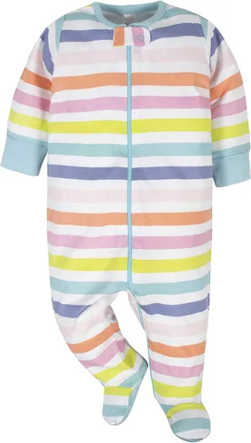 Vista 4 de Onesies Brand baby-girls 4-pack Sleep 'N Play Footies Multi Pack