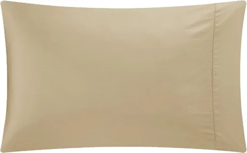 Vista 5 de Essential - Juego de sábanas beige de 4 piezas, 100% algodón egipcio, satén de lujo de 400 hilos, suave, premium, elegante, bolsillo profundo