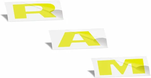 Vista 10 de Reflective Concepts -Calcomanía superpuesta de emblema de rejilla RAM, estilo de bandera americana