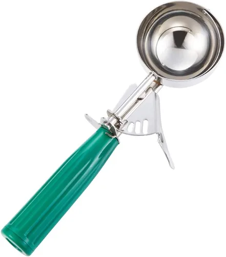 Vista 12 de Saebye Cuchara de porción - #6 (150 g) - Cucharón, Cuchara de alimentos, Cuchara para cupcakes, Cucharas para muffins - Control de porciones - Acero