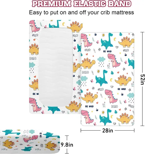 Vista 3 de Manta de doble capa para bebé con nombre personalizado, estampado de dinosaurio blanco, manta de ropa de cama personalizada para Halloween, para 03
