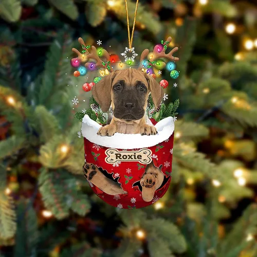 Vista 28 de LOVELYPOD Adorno Personalizado de Perro Affenpinscher, Adornos de Navidad Affenpinscher Regalo para Amante de Perros, Adorno de Navidad Colgante