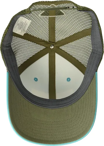 Vista 347 de Columbia Gorra de bola de malla Bandera antigua de malva/blanco/pescado