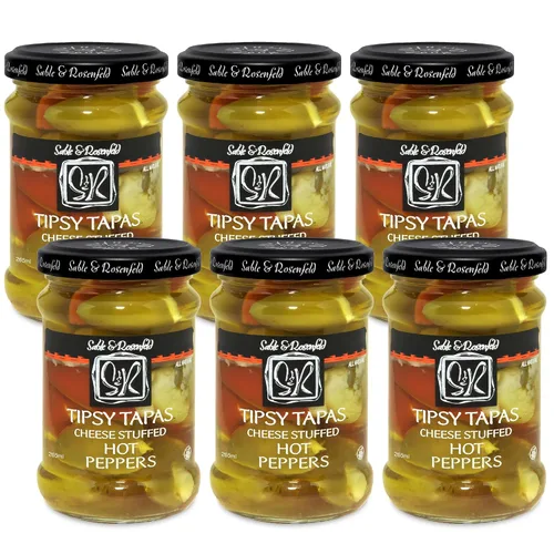 Vista 8 de Sable & Rosenfeld Tipsy Tapas Peppers, picantes, 8.8 onzas