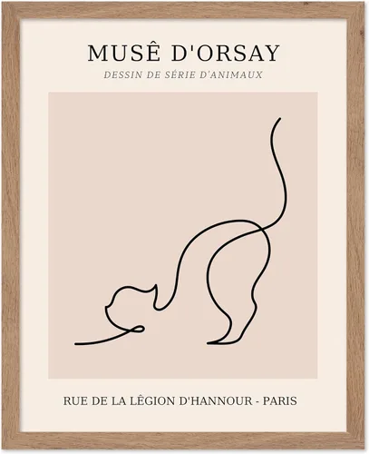 Vista 32 de Poster Master Póster Vintage – Impresión Retro de Dachshund – Arte de Perro – Dibujo Lineal – Arte de Boceto – Regalo para Niños, Niñas y Amantes
