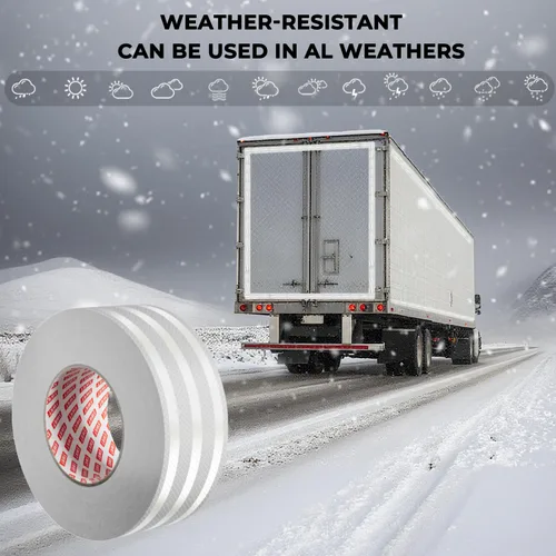 Vista 8 de SWRT Cinta reflectante de 2 pulgadas x 30 pies para exteriores, impermeable, DOT-C2, resistente a la decoloración, cinta reflectante blanca, cinta