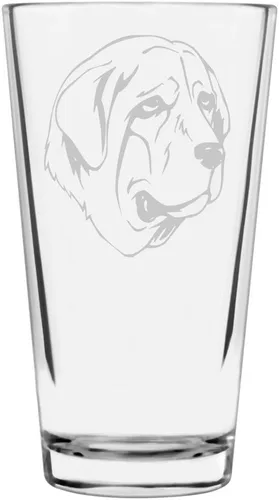 Vista 247 de Podenco Canario - Vaso de pinta de 16 onzas con temática de perro personalizado