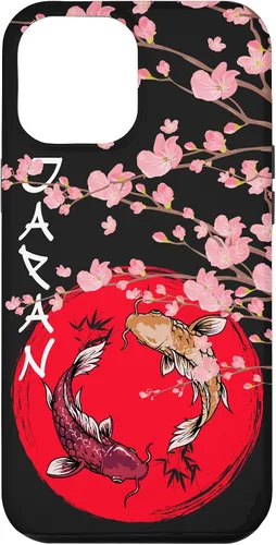 Vista 26 de koi Fish Ying yang,Japanese Flag Japan - Cherry Blossom Case for iPhone 17