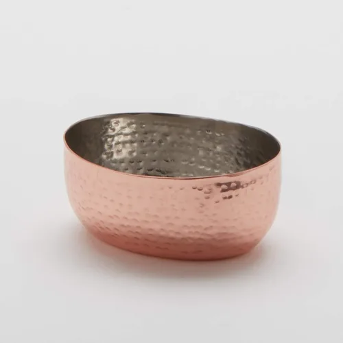 Vista 5 de American Metalcraft HSC2 - Taza para salsa de acero inoxidable, cobre, ovalada, 2 onzas