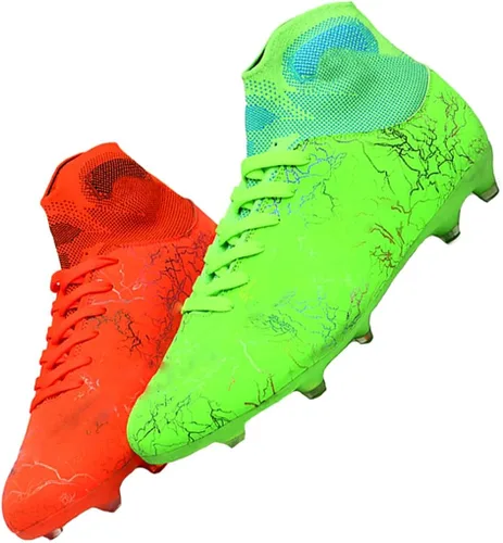 Vista 2 de VAXAV Zapatos de fútbol unisex de alta calidad para entrenamiento FG con tachuelas largas de fútbol AG