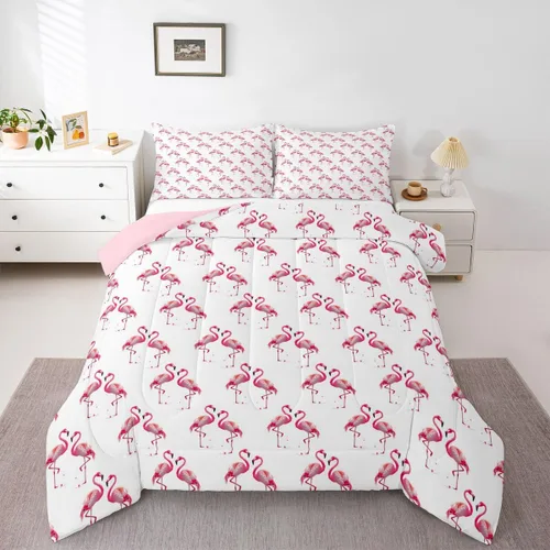 Vista 18 de Erosebridal Juego de edredón de perezoso tamaño individual, bonito edredón de plumón de perezoso en árbol para niños y niñas, juego de ropa de cama