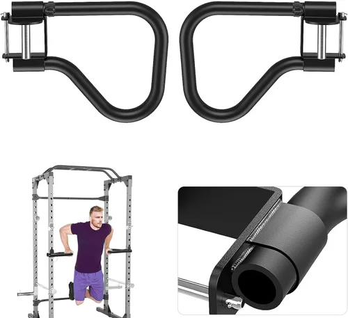 Vista 9 de SELEWARE Power Cage Accessories, Dip Handles, Pull‑Up Stations, and Multi‑Grip Training Attachments