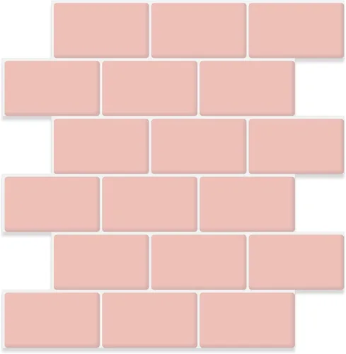 Vista 15 de STICKGOO - Azulejos de metro blancos para despegar y pegar, azulejos adhesivos para cocina (paquete de 1, diseño más grueso)