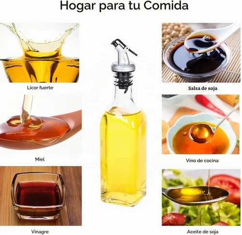 Vista 6 de Accguan Dispensador de aceite, botella dispensadora de aceite de oliva a