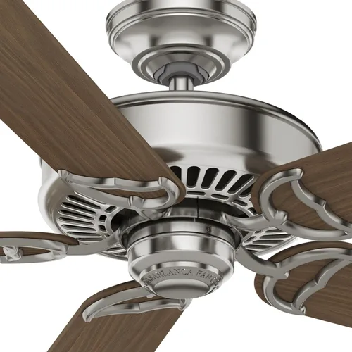 Vista 7 de Casablanca Panama - Ventilador de techo para interiores con control de pared, níquel cepillado, tamaño grande
