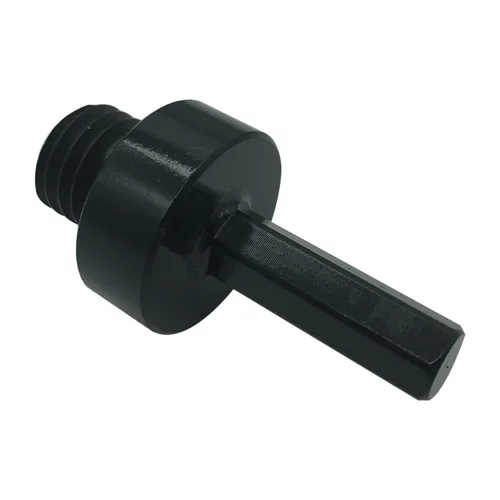 Vista 5 de Adaptador de eje de broca de núcleo, rosca de 5/8 "-11 a vástago hexagonal de 3/8 pulgadas para sierra de agujero de diamante roscado, accesorio