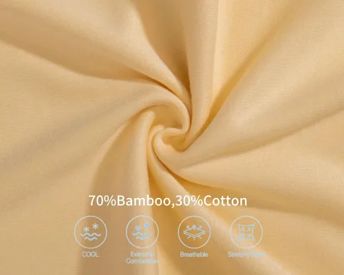 Vista 2 de Pijama de rayón de bambú con pies para bebé, de una pieza, manga larga, con cremallera de 2 vías, para niños y niñas