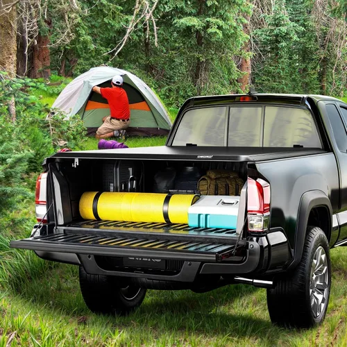 Vista 7 de OEDRO Cubierta enrollable suave para caja de camioneta para Ridgeline 2017