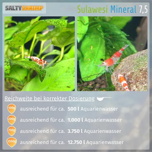 Vista 4 de Sulawesi 7,5 Minerales y oligoelementos Tanque de camarones cardenales (8.82 oz)
