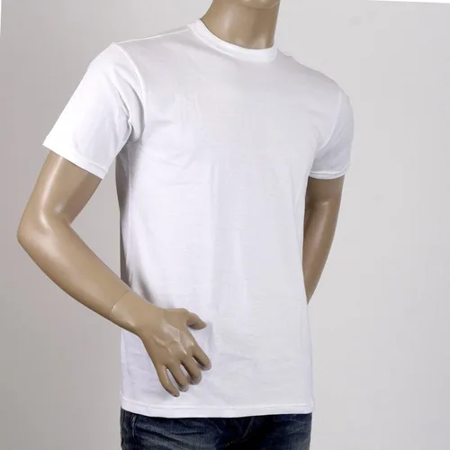 Vista 4 de Whitesville by Sugar Cane - Camiseta blanca con cuello redondo WV73544 CANE2827, Blanco