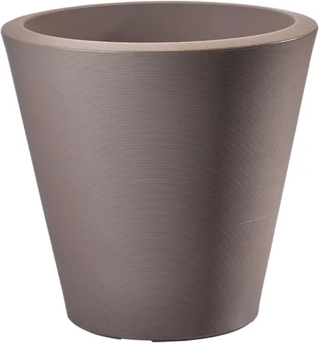 Vista 17 de Crescent Garden Madison Planter– Maceta resistente a la intemperie, doble pared para interiores y exteriores con orificio de drenaje, contenedor
