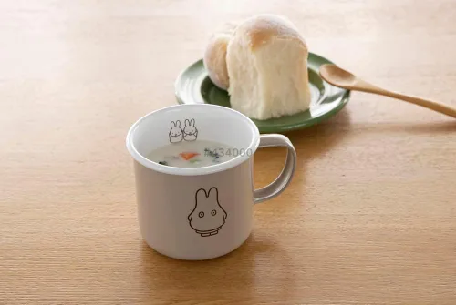Vista 7 de Taza Miffy Pastel 3.1 in Gris Pálido Verde pálido