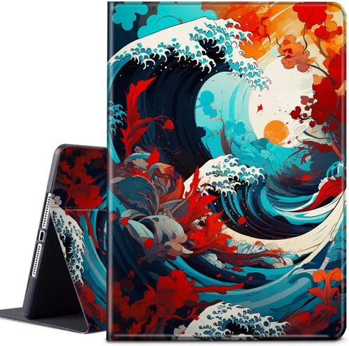 Vista 36 de Funda para tablet Kindle Fire 7 2019/2017 lanzamiento 9ª/7ª generación 7 pulgadas, ligera, protectora de piel sintética, cubierta inteligente