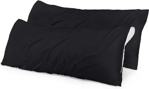 Vista 32 de Utopia Bedding Protector de almohada impermeable, con cremallera, paquete de 2, beige, estándar, funda de almohada a prueba de chinches, de 20 x 26