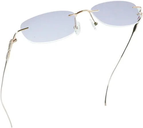 Vista 22 de LifeArt Pure Titanium Frame Glasses/Blue Light Blocking Reading Glasses, Reduce Eyestrain, Stylish for Men and Women