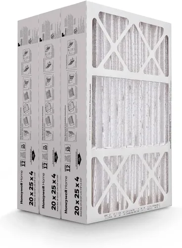 Vista 4 de Honeywell Home 20x25x4 MERV 12, filtro de aire para caldera de aire acondicionado, paquete de 3 (CF200A1016-3PKAM)